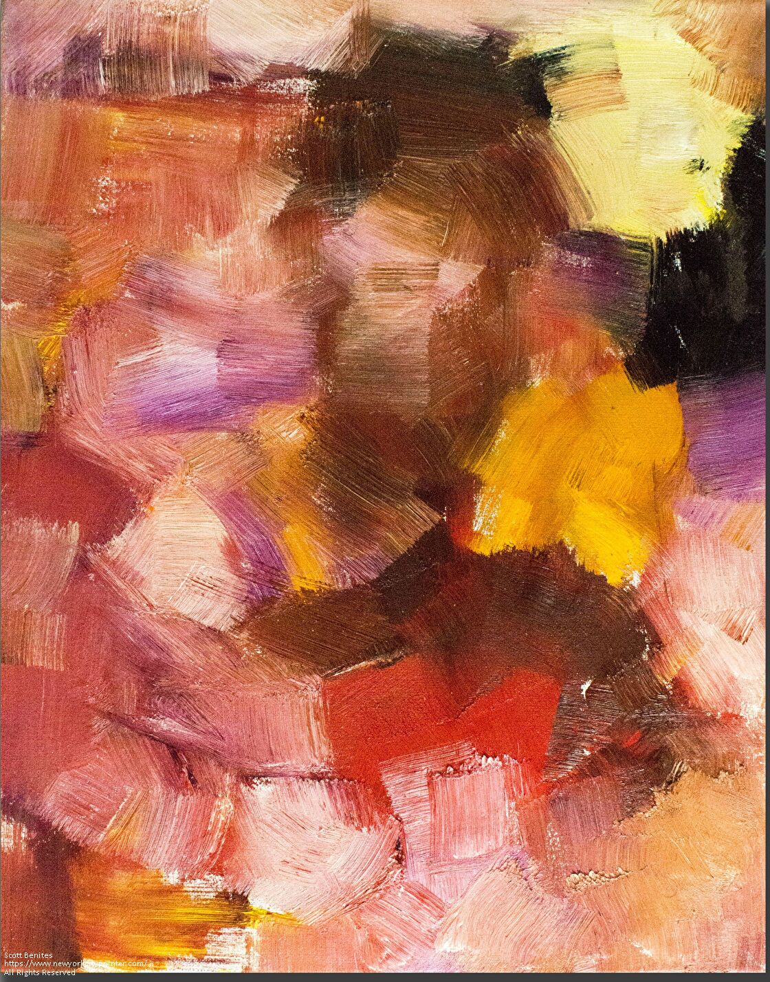 Explosive Abstract Painting & Rhythmic colors