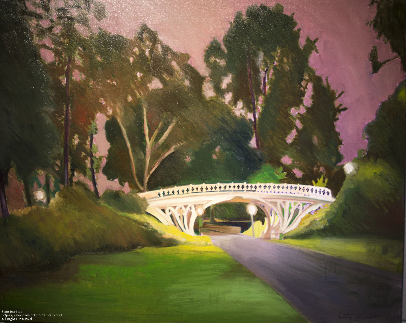 Bridge 28 – Original Oil Painting Inspired by Central Park
